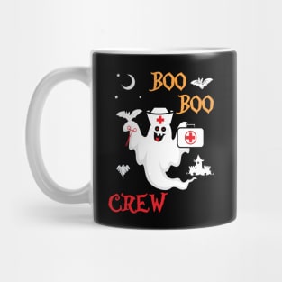 Boo Boo Crew ER EMT LPN Spooky Nurse Moonlit Bat. Mug